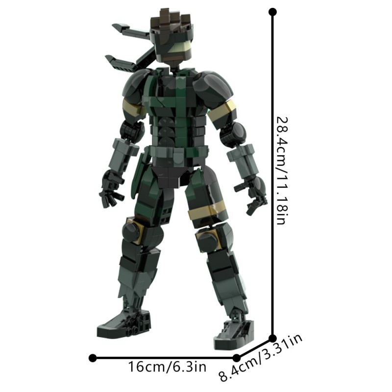 GOBRICKS MOC 224238 Big Boss Metal Gear Solid - YWOBB