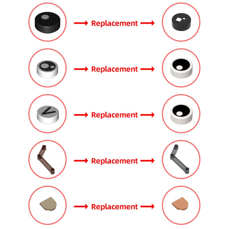GOBRICKS MOC 221935 Northern Cardinals with Nest - YWOBB
