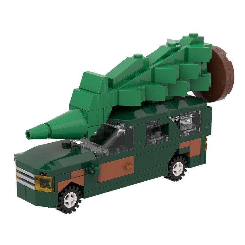 GOBRICKS MOC S0056 Christmas Story Mini Camper - YWOBB