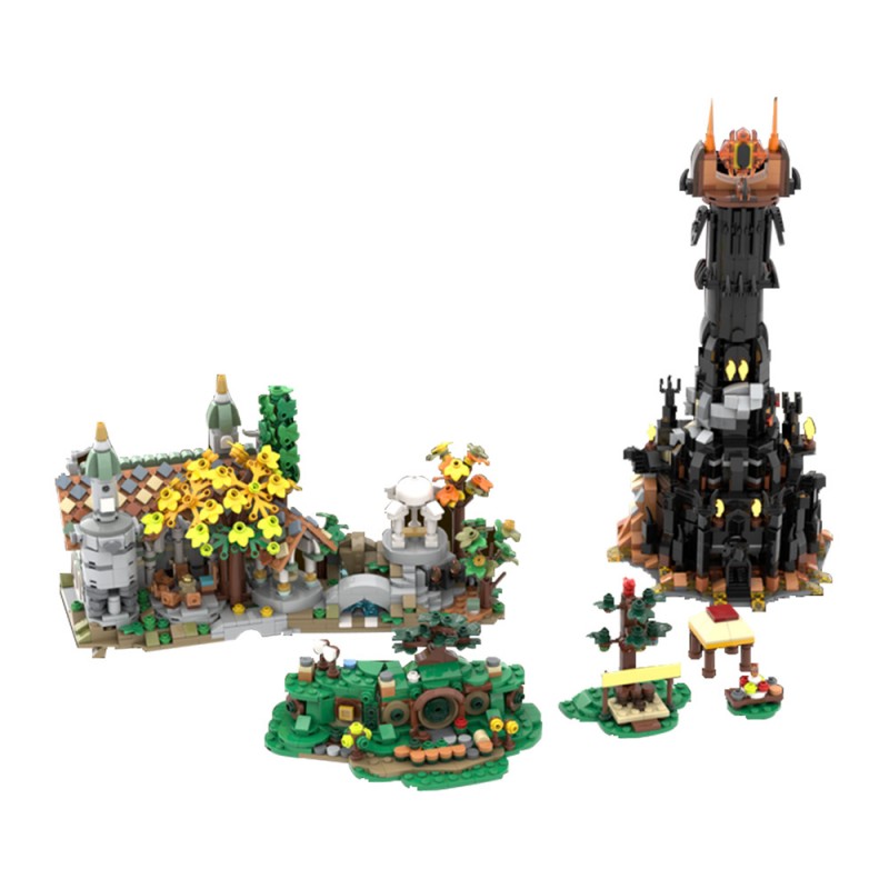 GOBRICKS MOC 223689 Mini Lord of The Rings - YWOBB