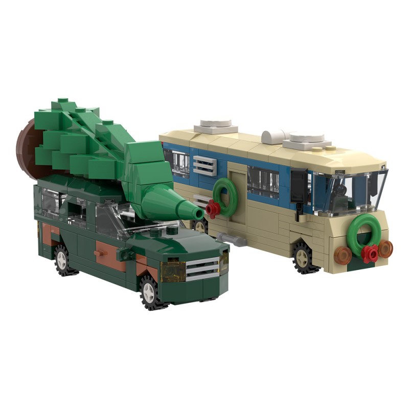 GOBRICKS MOC S0056 Christmas Story Mini Camper - YWOBB