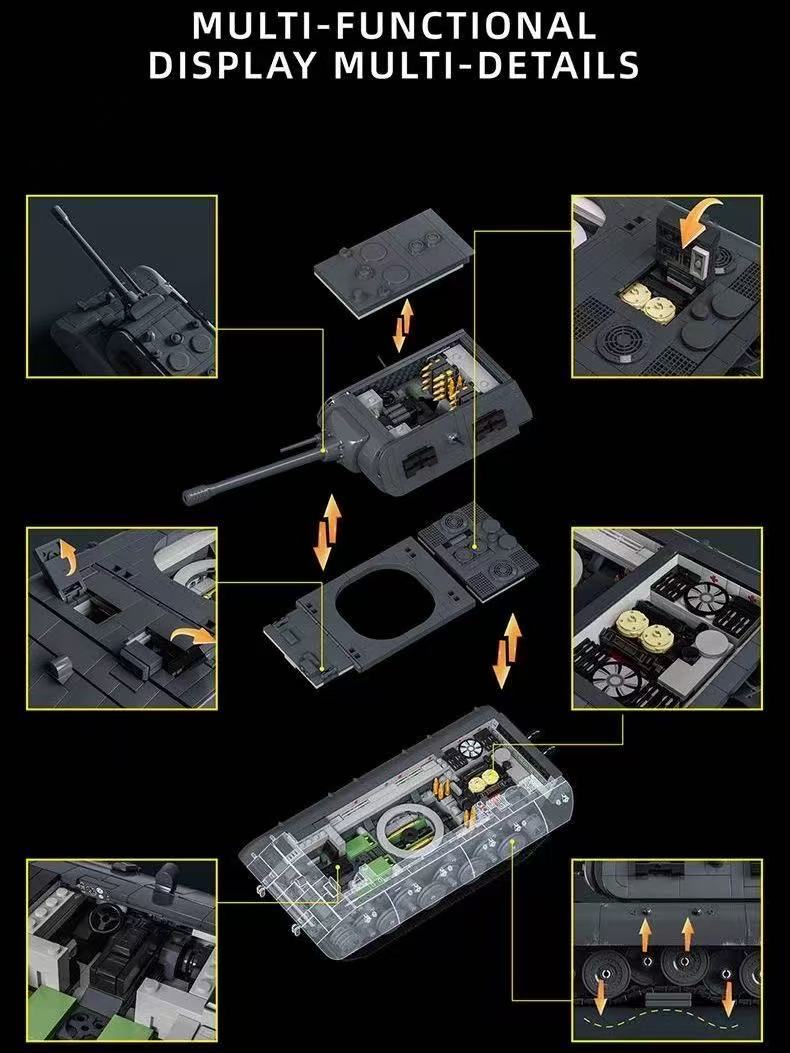 12GO 97020 E100 Heavy Tank Maus Turret Version - YWOBB