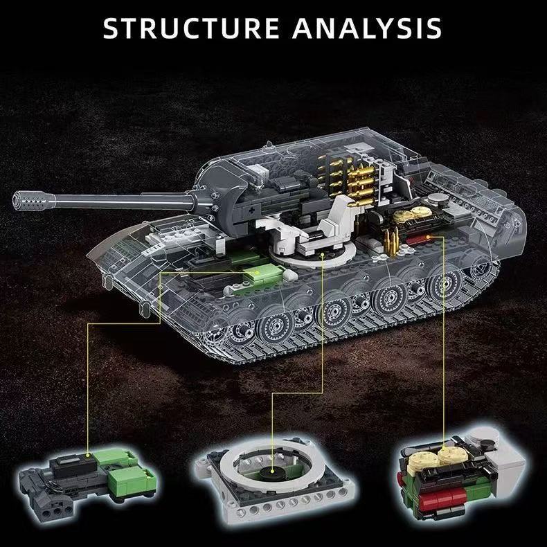 12GO 97020 E100 Heavy Tank Maus Turret Version - YWOBB