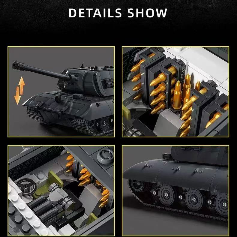 12GO 97020 E100 Heavy Tank Maus Turret Version - YWOBB