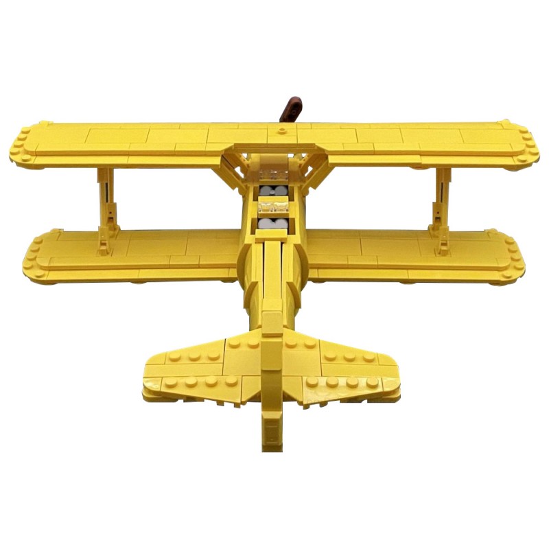 GOBRICKS MOC 221458 PT-17 Stearman - YWOBB