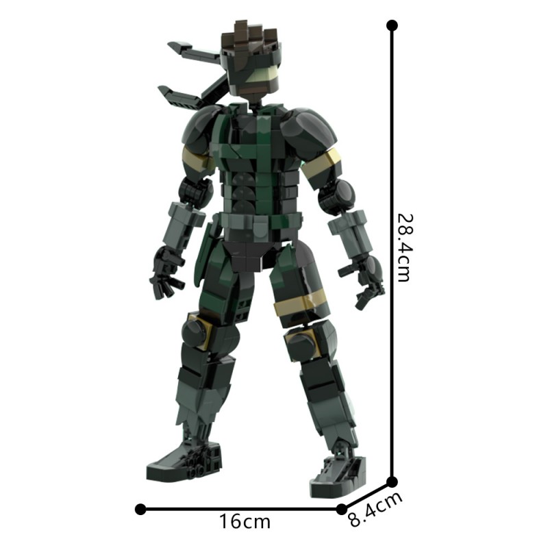 GOBRICKS MOC 224238 Big Boss Metal Gear Solid - YWOBB