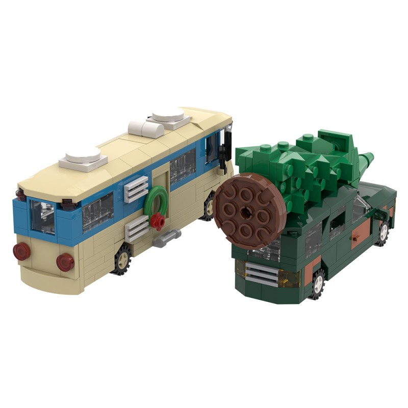 GOBRICKS MOC S0056 Christmas Story Mini Camper - YWOBB