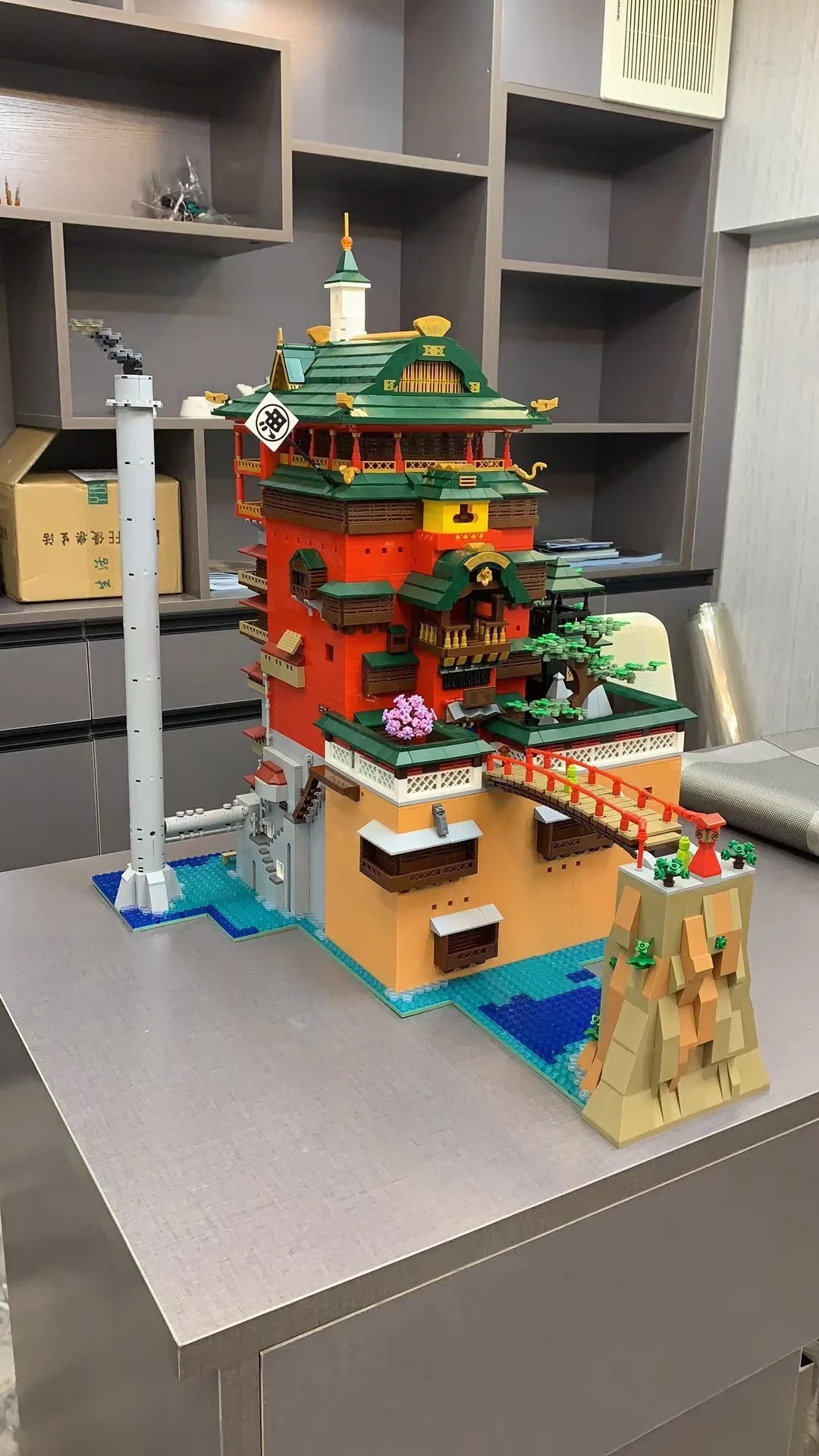 TIGER 55121 Granny Tang's Hot Spring with Lights OVP US Warehouse Version - YWOBB