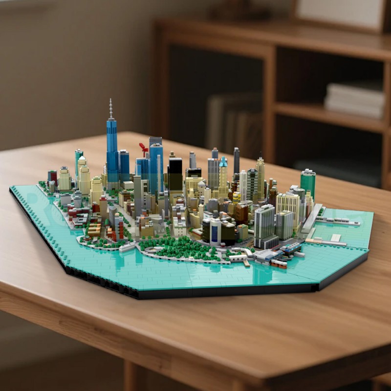 GOBRICKS MOC 221106 Financial District - New York City - YWOBB