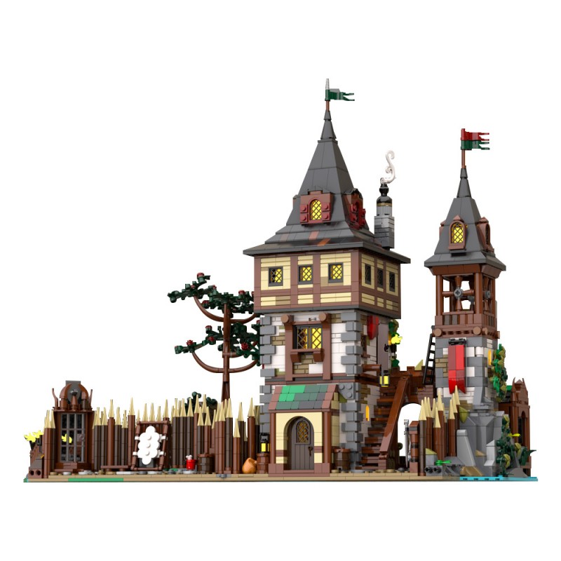 GOBRICKS MOC 222719 Bear Lord`s Castle - YWOBB