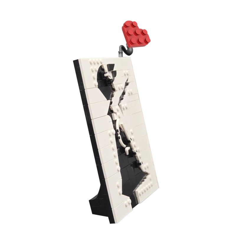 GOBRICKS MOC 223673 Banksy - Girl with Balloon - YWOBB