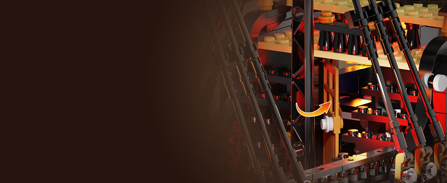 JMBricklayer 40002 Classic Black Pearl Pirate Ship - YWOBB