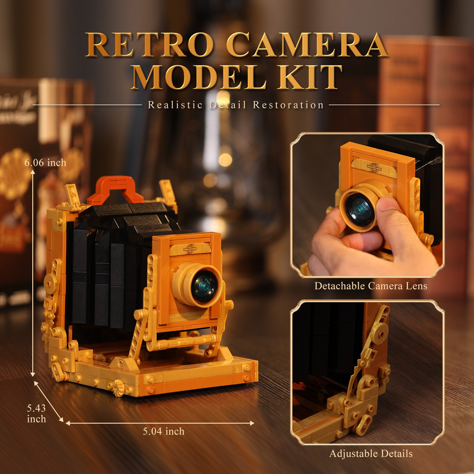 JMBricklayer 20039 3 in 1 Retro Bauset - YWOBB