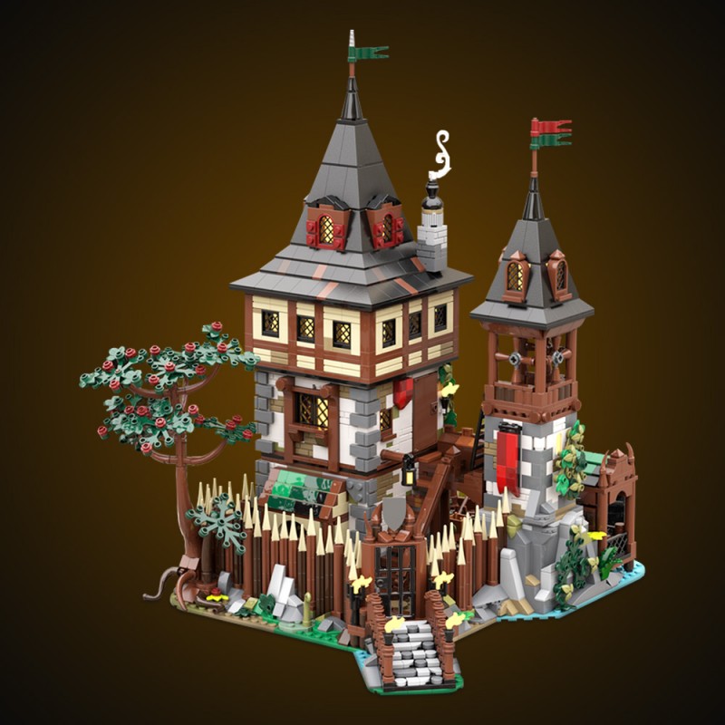GOBRICKS MOC 222719 Bear Lord`s Castle - YWOBB