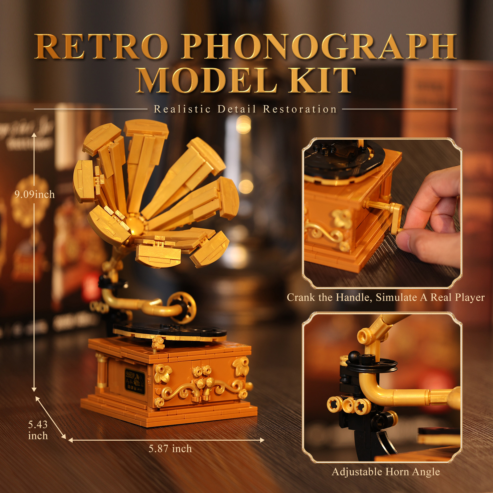 JMBricklayer 20039 3 in 1 Retro Bauset - YWOBB