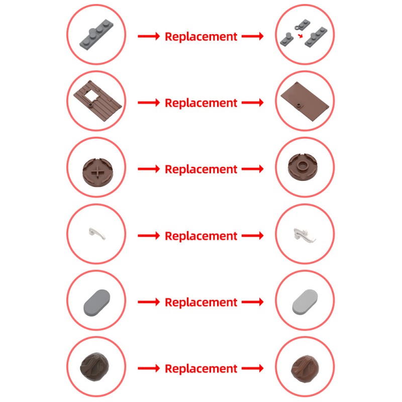 GOBRICKS MOC 222719 Bear Lord`s Castle - YWOBB