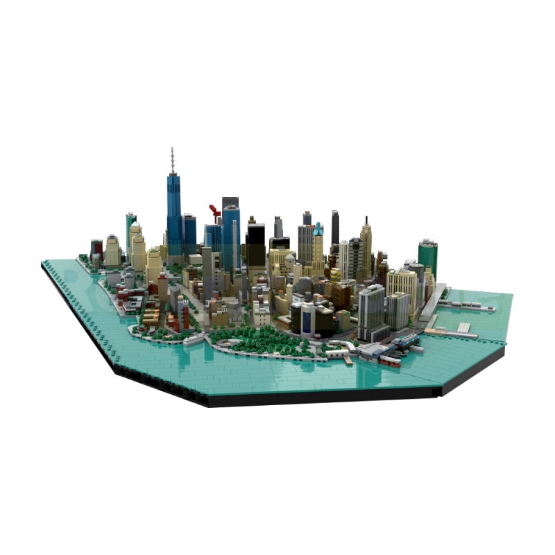 GOBRICKS MOC 221106 Financial District - New York City - YWOBB