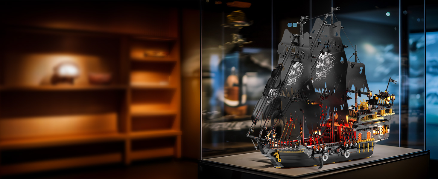 JMBricklayer 40002 Classic Black Pearl Pirate Ship - YWOBB