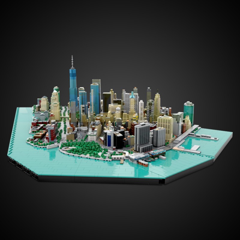GOBRICKS MOC 221106 Financial District - New York City - YWOBB