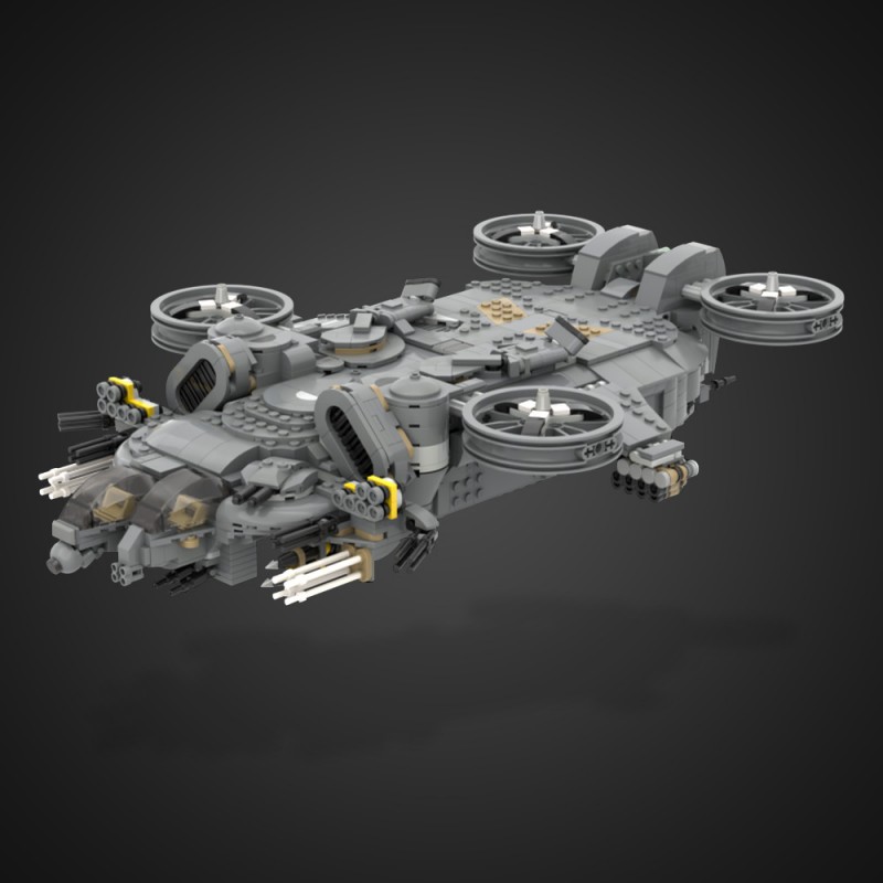 GOBRICKS MOC 222440 Dragon Assault Ship - YWOBB