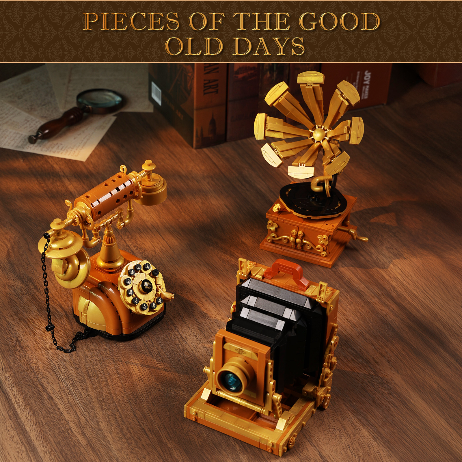 JMBricklayer 20039 3 in 1 Retro Bauset - YWOBB