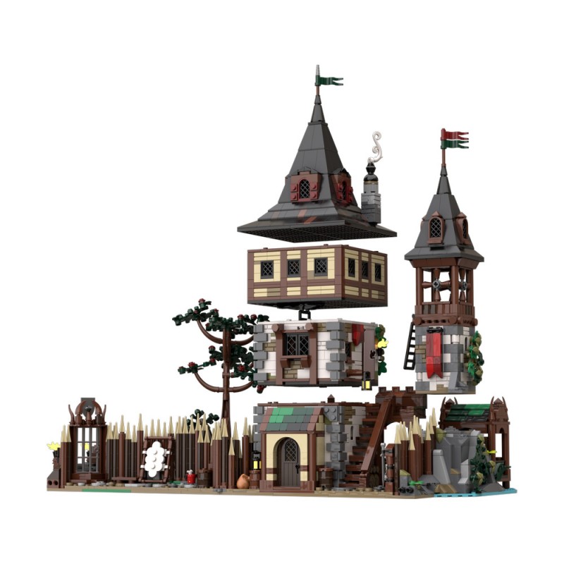 GOBRICKS MOC 222719 Bear Lord`s Castle - YWOBB