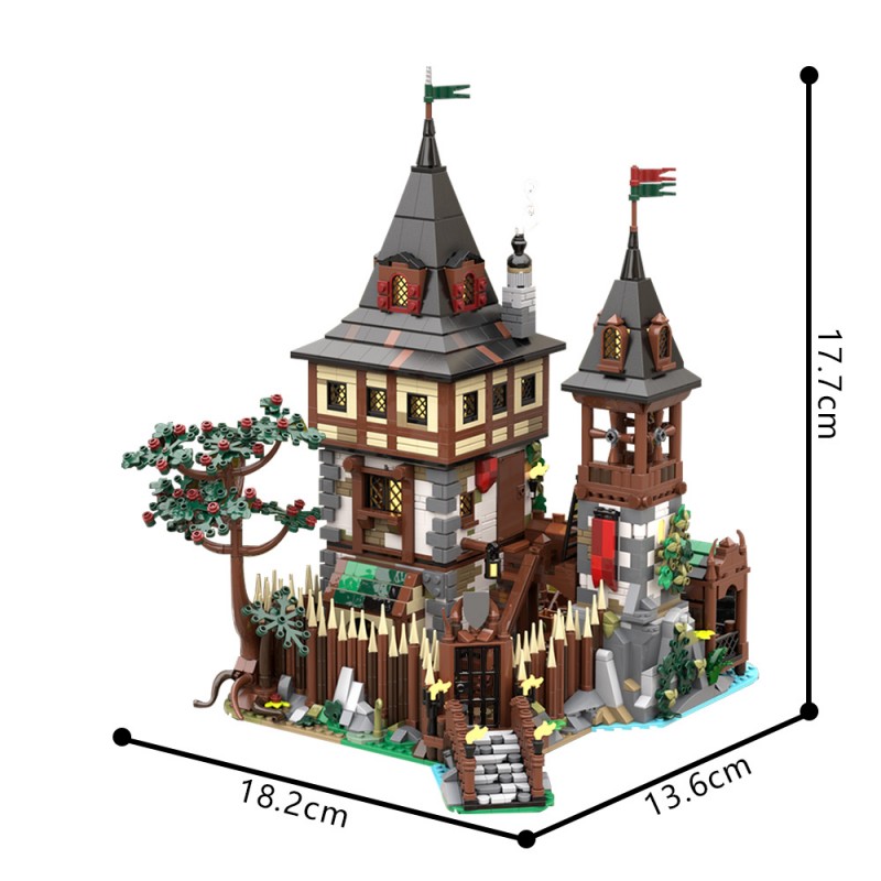 GOBRICKS MOC 222719 Bear Lord`s Castle - YWOBB