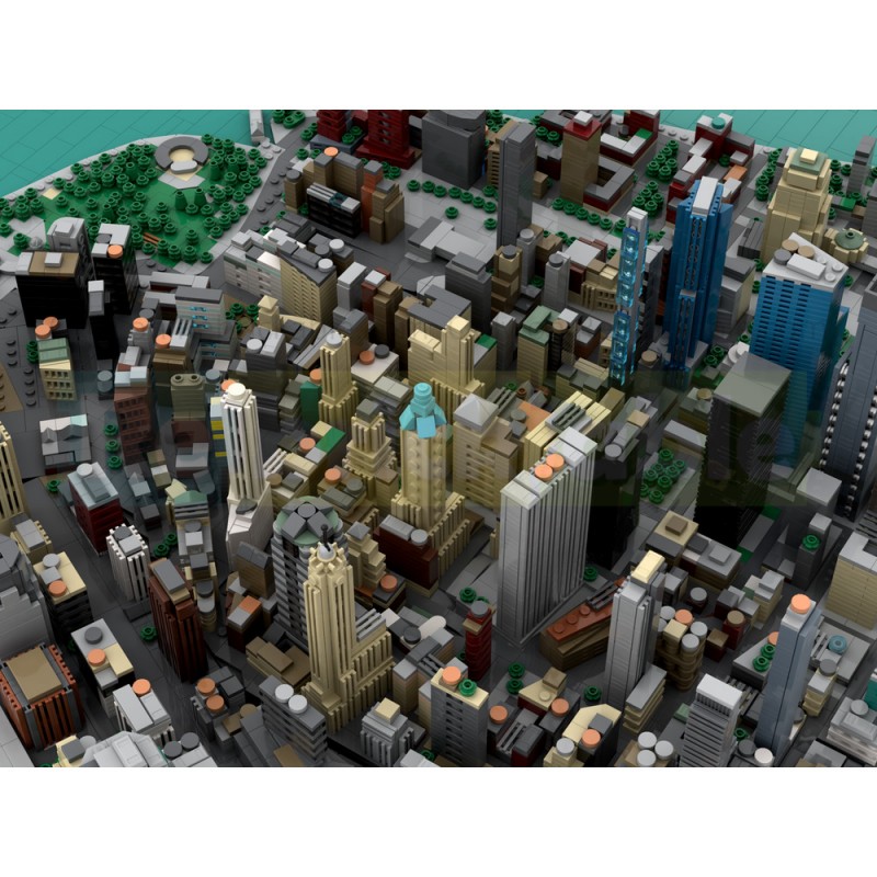 GOBRICKS MOC 221106 Financial District - New York City - YWOBB