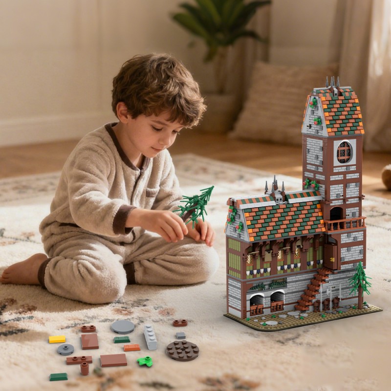 GOBRICKS MOC A2397 Fantasy Tavern - YWOBB