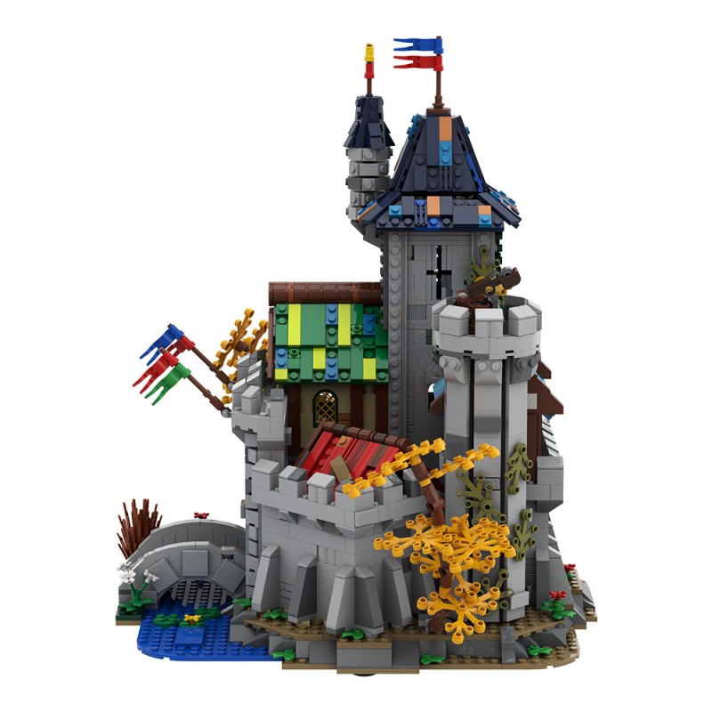 GOBRICKS MOC A2396 Fantasy Castle - YWOBB