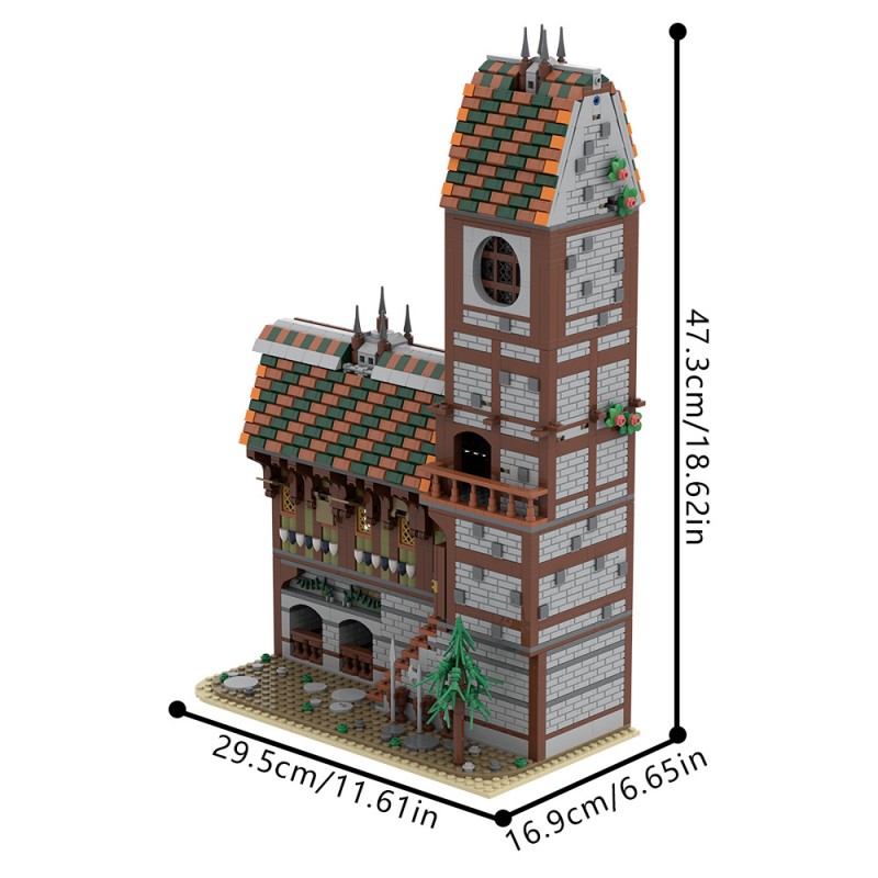 GOBRICKS MOC A2397 Fantasy Tavern - YWOBB
