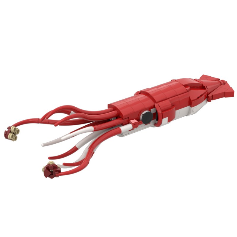 GOBRICKS MOC 222644 Giant Squid  Architeuthis dux - YWOBB