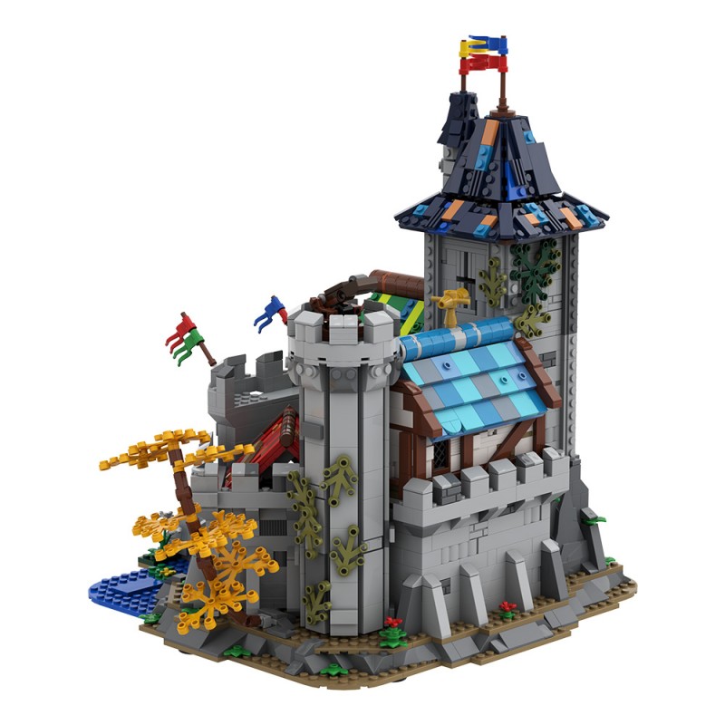 GOBRICKS MOC A2396 Fantasy Castle - YWOBB