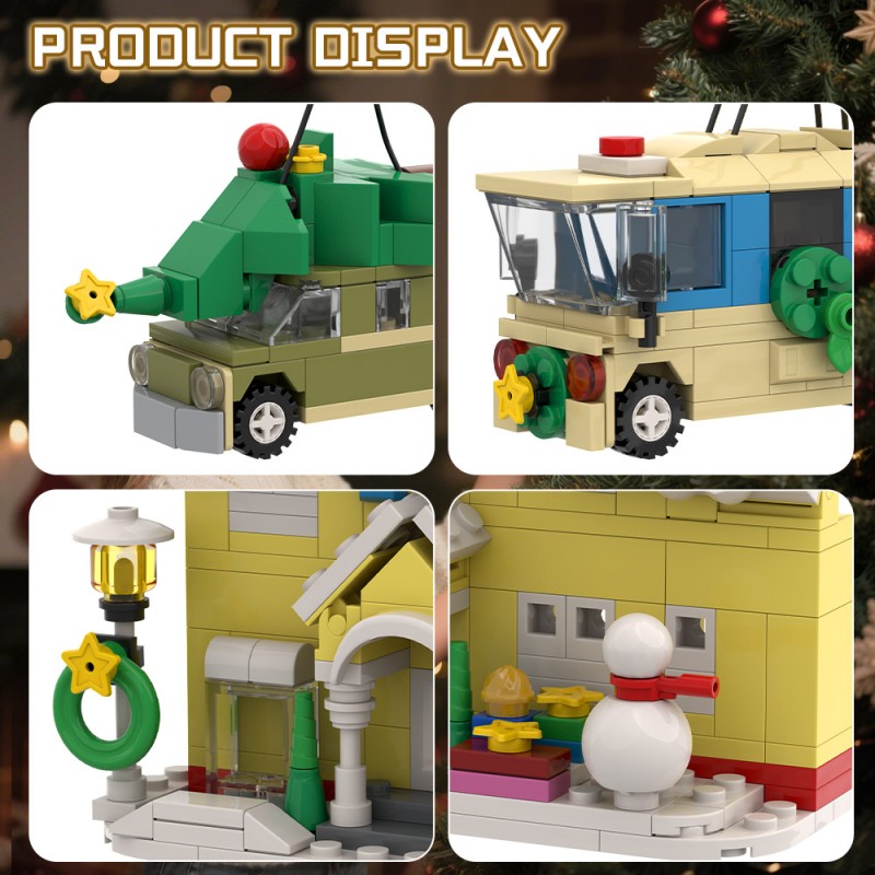 GOBRICKS MOC S0057 National Lampoon's Christmas Vacation - YWOBB