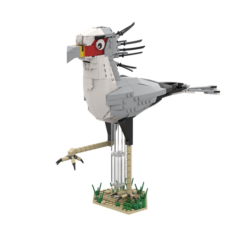 GOBRICKS MOC A2398 Secretary Bird - YWOBB