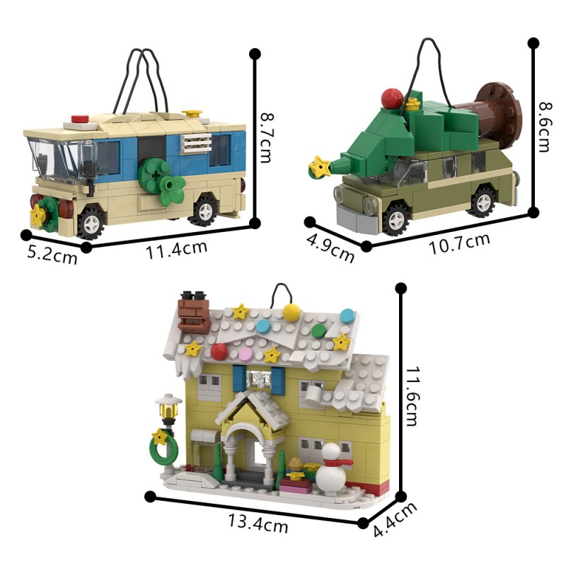 GOBRICKS MOC S0057 National Lampoon's Christmas Vacation - YWOBB