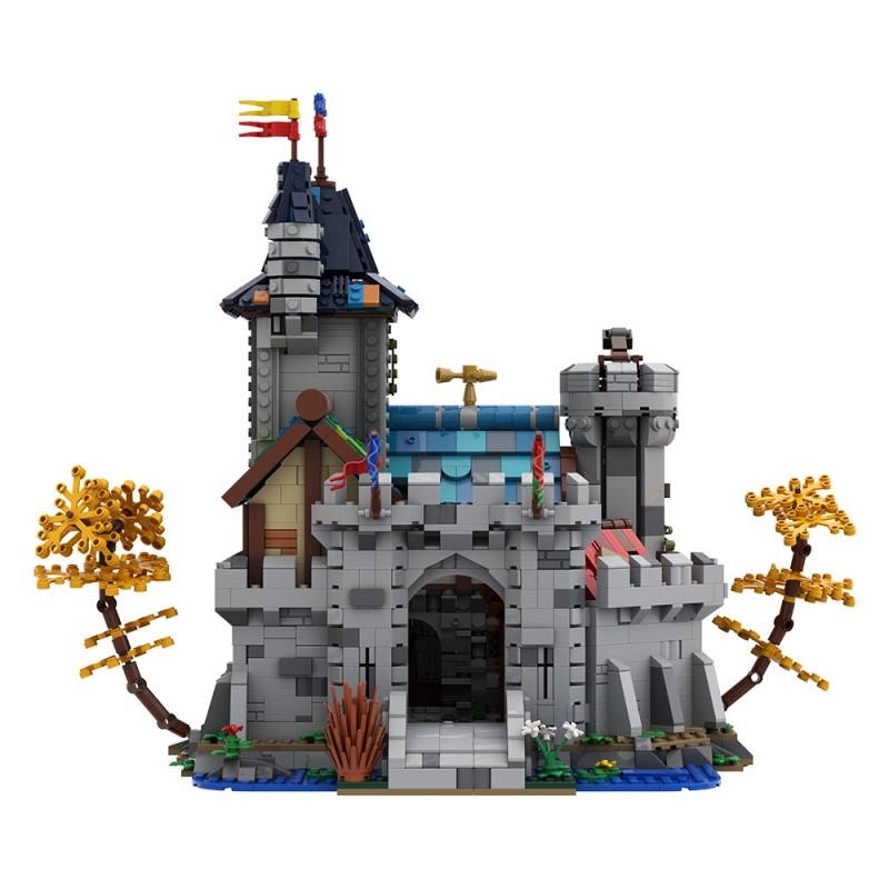GOBRICKS MOC A2396 Fantasy Castle - YWOBB