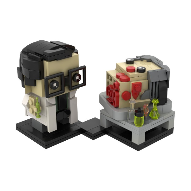 GOBRICKS MOC 44721 Re-Animator Brickheadz - YWOBB