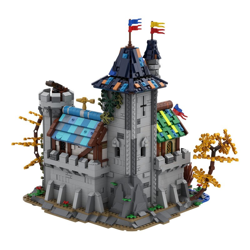 GOBRICKS MOC A2396 Fantasy Castle - YWOBB