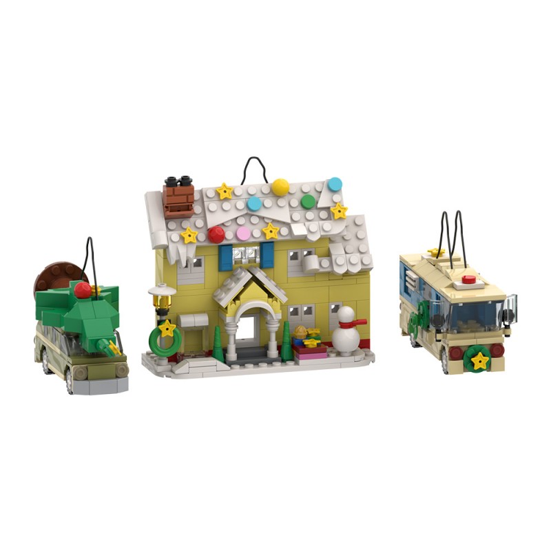 GOBRICKS MOC S0057 National Lampoon's Christmas Vacation - YWOBB