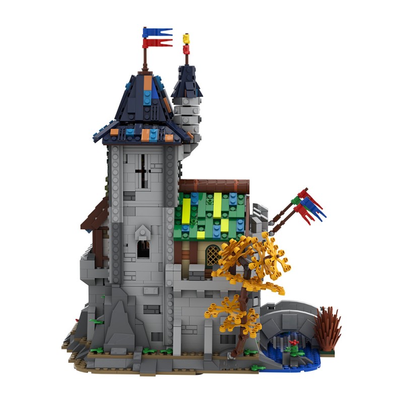 GOBRICKS MOC A2396 Fantasy Castle - YWOBB