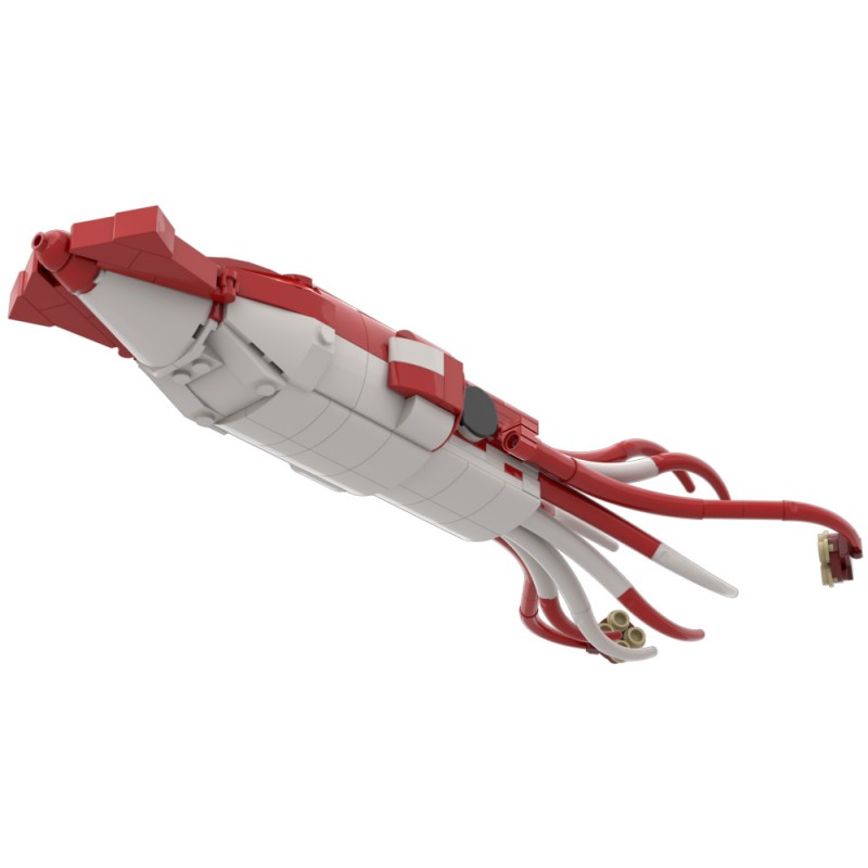GOBRICKS MOC 222644 Giant Squid  Architeuthis dux - YWOBB
