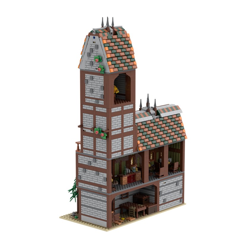 GOBRICKS MOC A2397 Fantasy Tavern - YWOBB