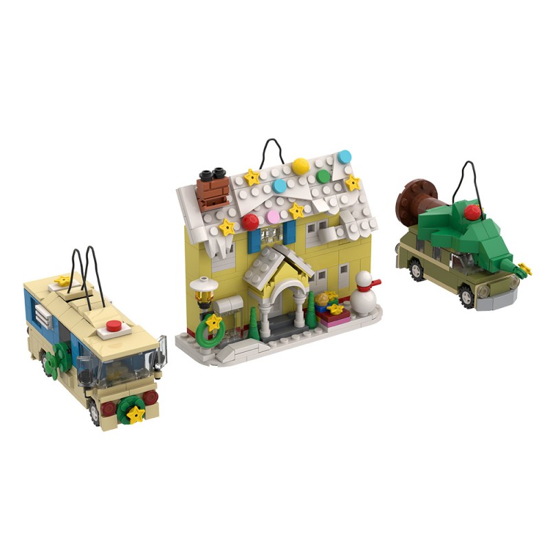 GOBRICKS MOC S0057 National Lampoon's Christmas Vacation - YWOBB