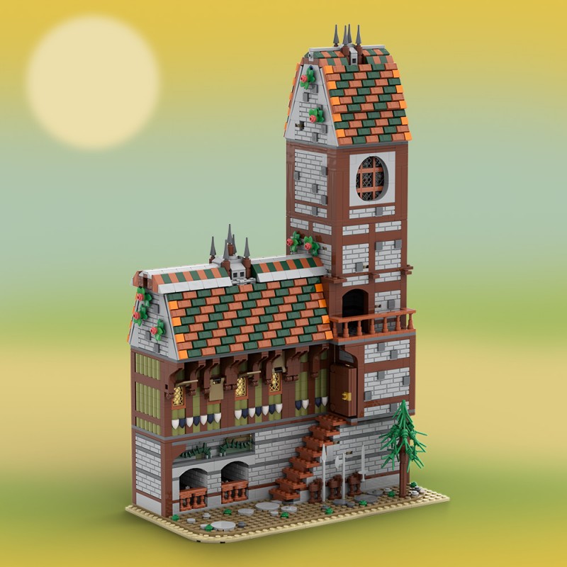 GOBRICKS MOC A2397 Fantasy Tavern - YWOBB