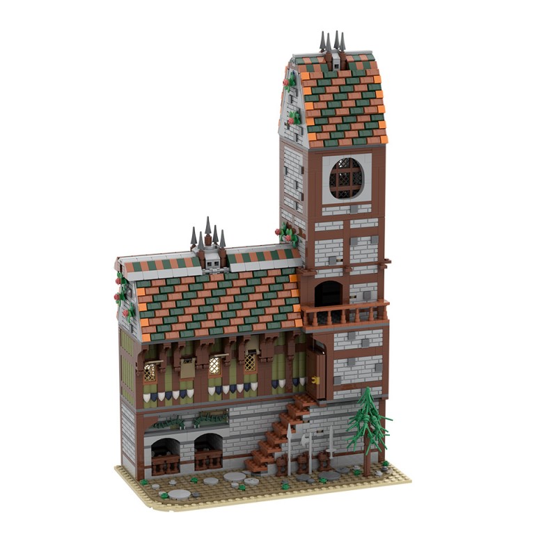 GOBRICKS MOC A2397 Fantasy Tavern - YWOBB