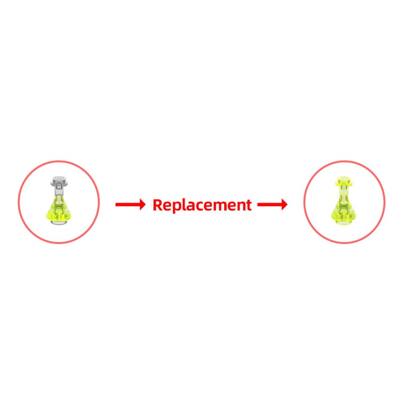 GOBRICKS MOC 44721 Re-Animator Brickheadz - YWOBB