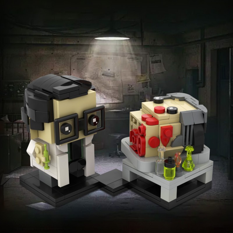 GOBRICKS MOC 44721 Re-Animator Brickheadz - YWOBB