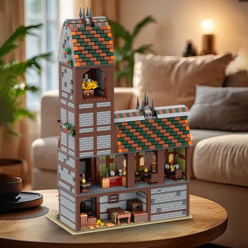 GOBRICKS MOC A2397 Fantasy Tavern - YWOBB