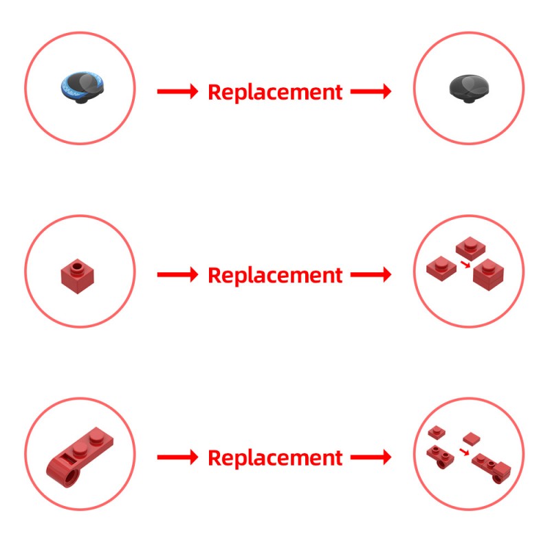 GOBRICKS MOC 222644 Giant Squid  Architeuthis dux - YWOBB